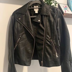 H&M Black Leather Jacket